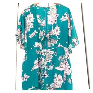 Yumi Kim silk romper size medium